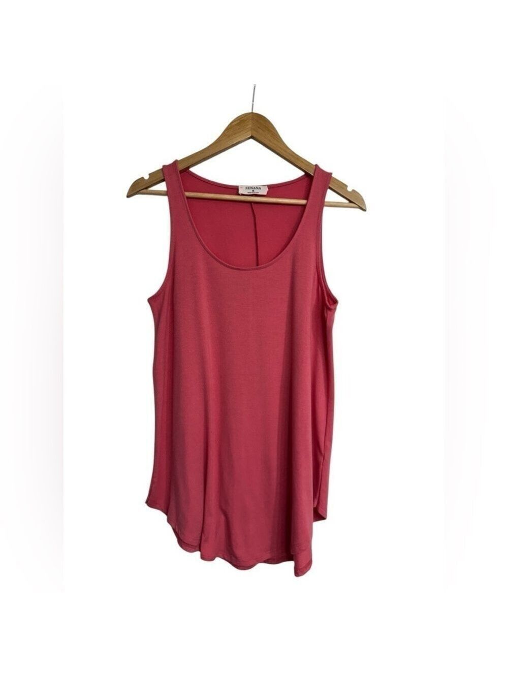 Zenana Pink Sleeveless Top Size Medium